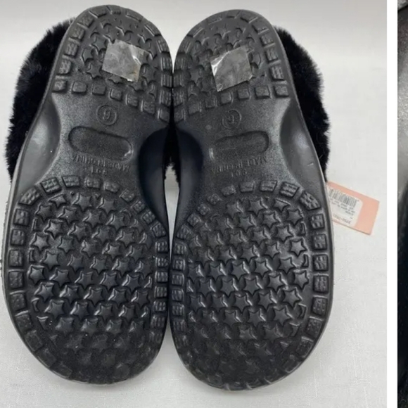 Juicy Couture womens Cora clogs fur lined size 10 black - Picture 6 of 6